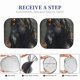 thumbnail image 5 of Balery Black And Gold White Horse Parasol para parabrisas de coche de 2 piezas | Parasol plegable para parabrisas delantero de coche para la mayoría de sedanes-Small, 5 of 5