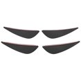 thumbnail image 3 of 4pcs avant Pare-Chocs Air Couteau Spoiler Modification Universel Diffuseur PVC Pâte Type Fibre de Carbone Style, 3 of 14