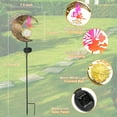 thumbnail image 6 of 32" Moon Fairy Solar Garden Lights，Garden Solar Lights Decor, Pathway Outdoor Stake Lights, Landscape Lights for Yard, 6 of 7