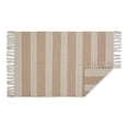 thumbnail image 2 of Design Imports CAMZ12636 Tapis Tissé à la Main 2 x 3 Pieds, Rayure Ticking Pierre, 2 of 3