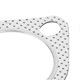 thumbnail image 3 of 2.5" Zinc Plating Exhaust Header Down Pipe Manifold Collector Flange Gasket 2 Bolt, 3 of 5