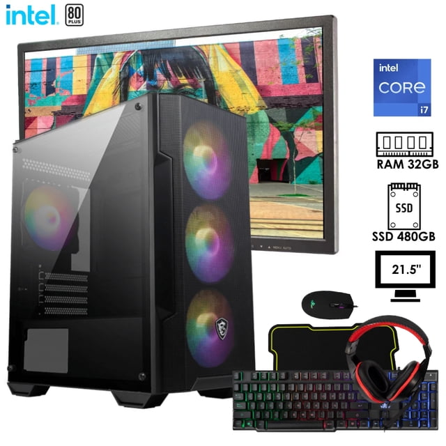 PC gamer i7 12700 Intel i7 12700F 32GB 480GB
