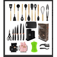 thumbnail image 1 of Juego De Utensilios Cocina De Silicona & Cuchillos 22 Piezas, 1 of 4