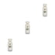 thumbnail image 4 of Sonducket 100 piezas Tapón de plástico Ropa Cordón Cordón Bloqueo Individual Doble Agujero Frijol Elástico Toggle Bag Blanco 2.40.85 Type1 NO1, 4 of 6