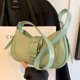 thumbnail image 5 of Bolso Hombro Cuero PU Axila Y2K Bolso De Moda Para Mujer Verde, 5 of 9