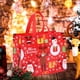 thumbnail image 1 of Bolsa de regalo navideña | Bolsa reutilizable de tela no tejida para compras navideñas | Capacidad grande: 35 x 25 x 17 cm | Colores festivos: azul, rojo, morado y verde, 1 of 5