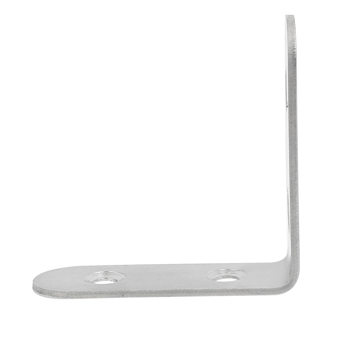 Unique Bargains Stainless Steel L Shaped Angle Brackets Shelf Supports 1.97"X1.97" 10 pcs