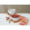 thumbnail image 3 of overandback Porcelain Serve Bowl, Diamond Texture, Set of 4, White, 3 of 6
