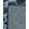 thumbnail image 5 of Unique Loom Kamala Washable Collection Area Rug - Animal print (9'  x 12' Rectangle Navy Blue/Ivory), 5 of 9