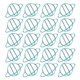 thumbnail image 2 of 20Pcs School Paperclip Non?Slip Bookmark Iron Stationery Clip Craft Decorations Blue, 2 of 5