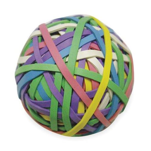 Rubber Band Ball, 30, 33/16x1/8in, Asst