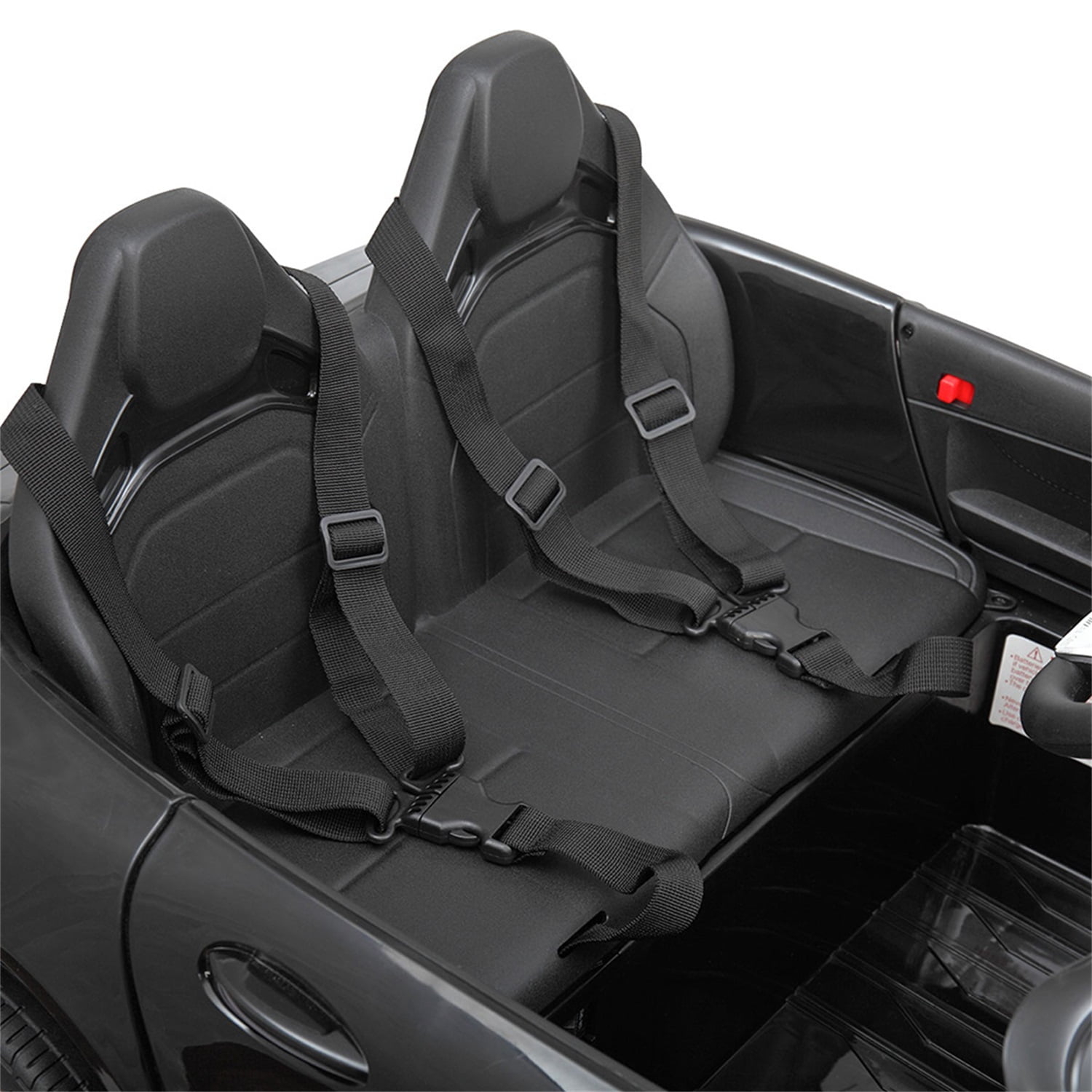 CIPACHO Licensed Benz GT 12V Powered Ride On Toy Car 2-Seat Kids Car Toy with MP3, Radio, Speed Shift, LED Lights, Black CIPACHO Licensed Benz GT 12V Powered Ride On Toy Car 2-Seat Kids Car Toy with MP3, Radio, Speed Shift, LED Lights, Black