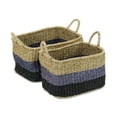 thumbnail image 5 of Contemporary Home Living Set of 2 Nested Rectangular Storage Baskets 14.75", 5 of 6