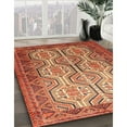 thumbnail image 2 of Ahgly Company Indoor Square Traditional Mango Orange Persian Area Rugs, 8' Square, 2 of 6