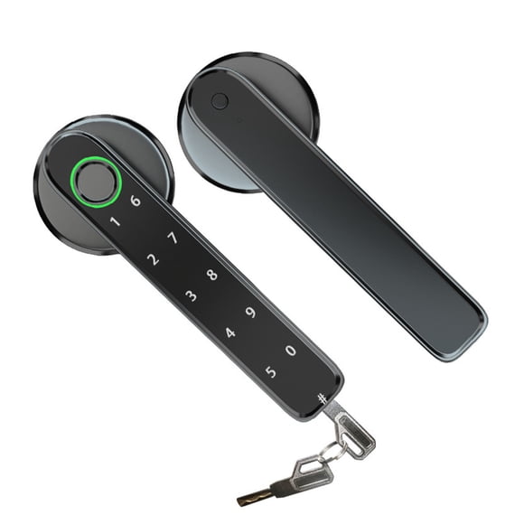 Chmadoxn Home Appliances Fingerprint Door Lock Wooden Door Keyboard Keyless Fingerprint Lock Handle door lock