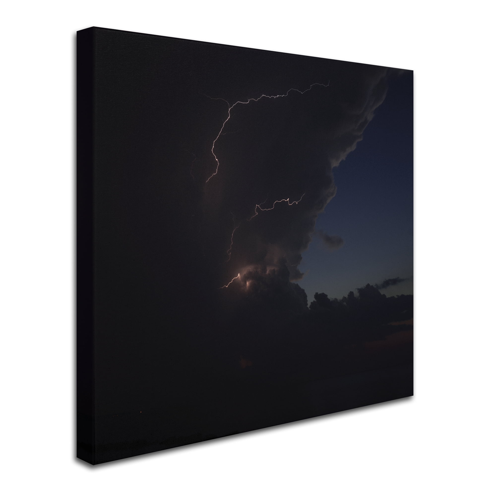 Trademark Fine Art "Sunset Thunderhead #2" Canvas Art by Kurt Shaffer