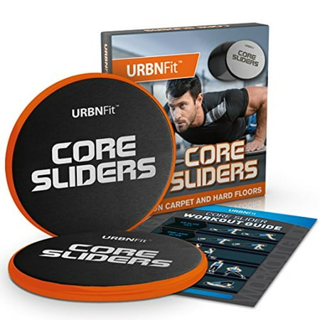 Disc Exercise - URBNFit Core Slider - Ultimate Core Exercise Disc That Strengthen And Tones Your Whole Body (Orange)