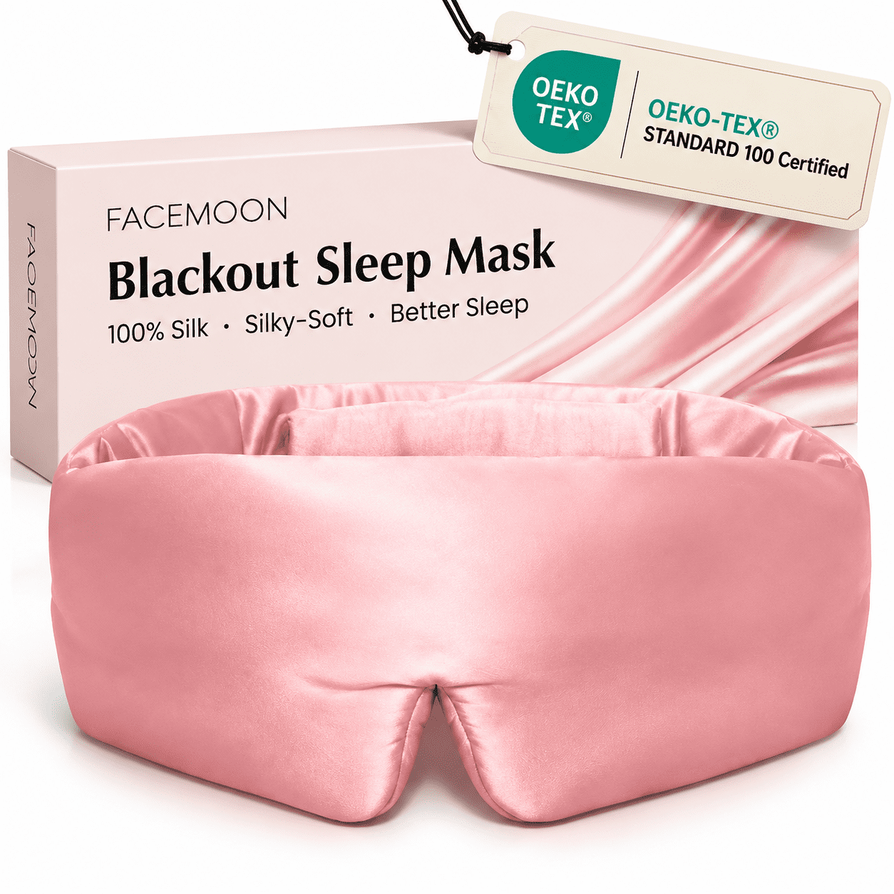 Therabody SleepMask - Ultra-Comfortable, 100% Blackout Eye Mask