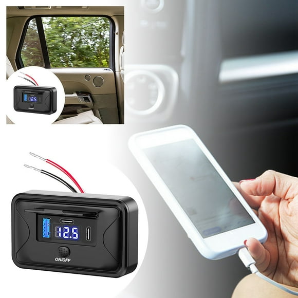 Manténgase conectado: USB versátil con tecnología de carga rápida y diseño elegante. ¡Para todos los vehículos!