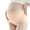 Beige, variant on Maternity Underwear Over Bump Seamless Maternity Support Panties Plus Size