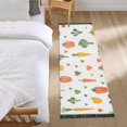 thumbnail image 3 of Yayeee Runner Rug for Bedroom 2'x6' Machine Washable Hallway Non Slip Mat, Green Cute Vegetables, 3 of 8