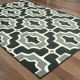 thumbnail image 2 of Oriental Weavers Marina Area Rug 1491Z Black Curves Angled 5' 3" x 7' 6" Rectangle, 2 of 3