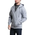 thumbnail image 3 of G-Style USA Men's Heavyweight Zip-Up Hoodie Sweatshirt, Sizes Up to 2X, 3 of 8