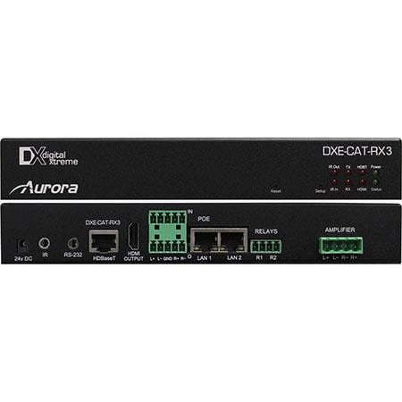 UPC: 0818251947162 | DXE-CAT-RX3 HDMI HDBaseT Extender with Relays  600  Max Distance  1080p 60 Hz  Bi-Directional RS-232 & IR & LAN  HDMI