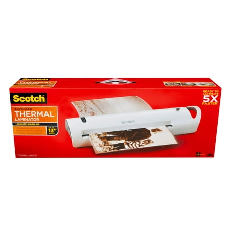 Scotch Advanced Thermal Laminator TL1302X  13  Wide  1 Machine