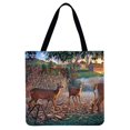 thumbnail image 1 of Bolsa de lino de ciervo Wdftyju plegable reutilizable respetuosa con el medio ambiente, 1 of 3