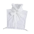 thumbnail image 4 of Cuello desmontable para mujer, media camisa, blusa, cuello para suéteres, ropa de vestir, 4 of 9