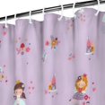 thumbnail image 3 of Pastel Princess Castle Pattern Shower Curtain 84"x72" ,Bathroom Decorative Shower Curtains Set with 12 Hooks,Modern Waterproof Washable Shower Curtain, 3 of 6