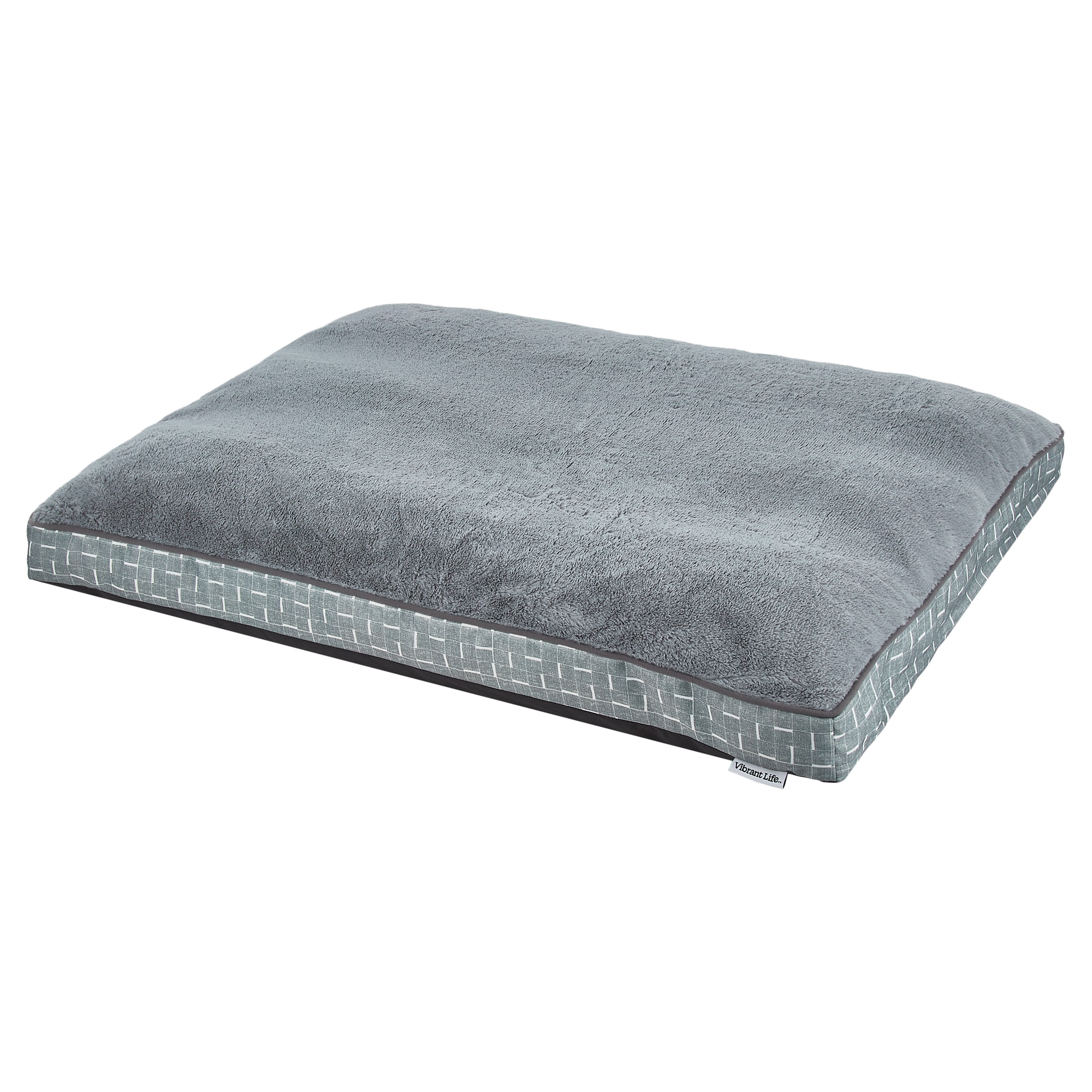 Vibrant Life Medium/Large Orthopedic Pet Bed Mattress Edition, Gray, 40" x 80"