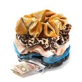 thumbnail image 4 of Large Intestine Hairband Velvet Hair Ties Ropes Ladies Headwear Pocket Hidden Elastic Bands Hair Accessories Elastic Hair Bands(off White), 4 of 4