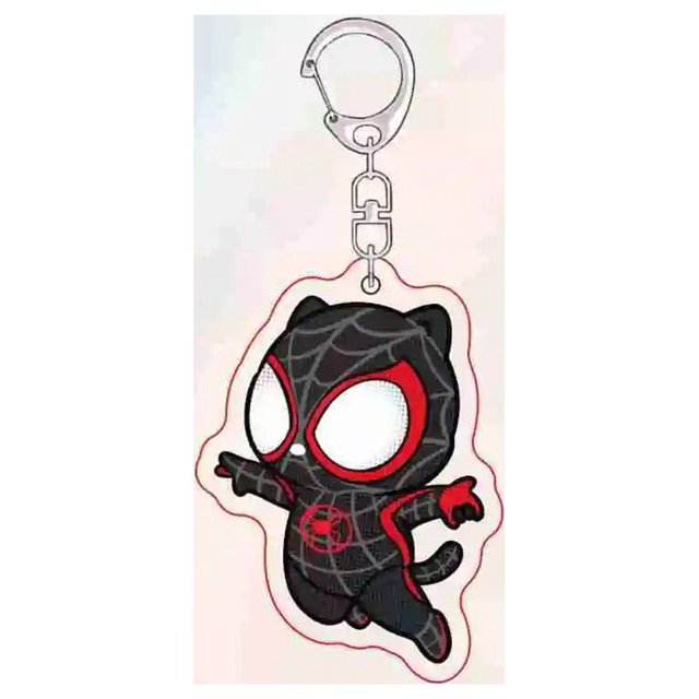 Llavero circundante Kawaii Sanrio Hello Kitty Spiderman, colgante para bolso escolar, regalo