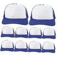thumbnail image 5 of Milisten 10Pcs Blue Mesh Design Baseball Hats for Men Women with Polyester and Sponge for Daily Wear, 5 of 8