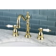 thumbnail image 2 of Kingston Brass  Victorian Porcelain Widespread Bathroom Faucet Polished chrome Chrome Finish, 2 of 5
