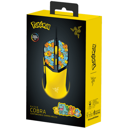 Razer - Cobra Lightweight Optical Gaming Mouse with Chroma RGB Lighting - Wired - Pokémon Edition