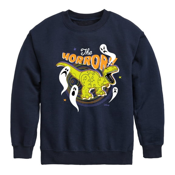 Toy Story - The Horror Rex - Toddler & Youth Crewneck Fleece Sweatshirt