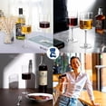 thumbnail image 5 of Set de 4 Copas Bluelander, Copas de Cristal, 450 ml, Diseño Cuadrado, 5 of 5