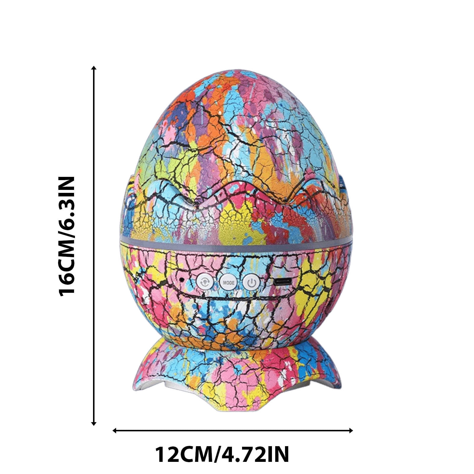 Egg Projector,4 in 1 Northern Lights Projector, Dinosaur Egg Galaxy Star Projector Starry Light,Starry Projector,Remote Control 14 Colors Galaxy Night Light and Soothing Music for Teens