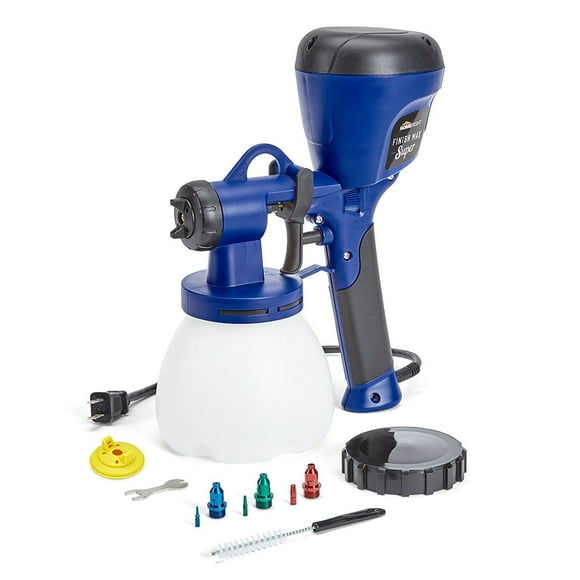 HomeRight Super Finish Max Extra HVLP Paint Sprayer with 3 Spray Tips and 2 Caps