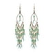 thumbnail image 1 of Minnieouse Gotas para las orejas para mujer, seguras para la piel y a la moda, pendientes bohemios con cuentas coloridas Ropa, zapatos y accesorios Miscelánea verde, 1 of 6