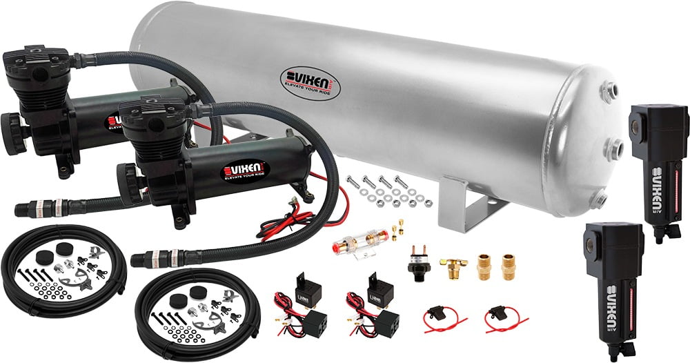 Vixen Air Suspension Kit for Truck/Car Bag/Air Ride/Spring. On Board System Dual 200psi