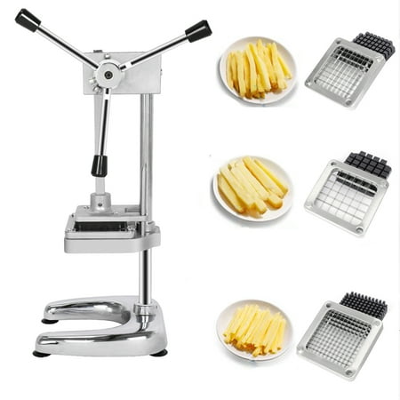 10' Narrow Slicer ROVSUN French Fry Vegetable Potato Cutter Slicer Commercial Quality w/3-Blade (3/8