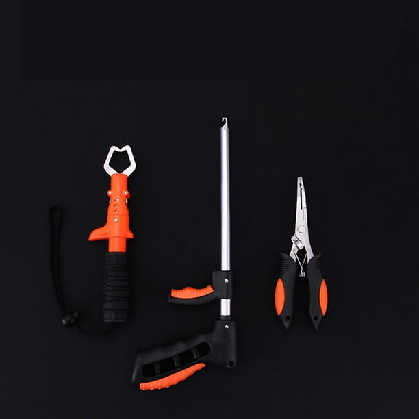 Kit Outils Pêche Mossy Oak 3 Pièces - Pince Multifonction, Dégorgeoir, Pince à Lèvres - Neuf