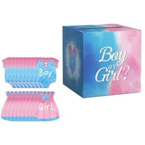 Gender Reveal Party Voting Box Set Decorations for Baby Shower Party Use Assorted Color