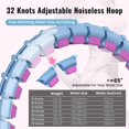 thumbnail image 2 of Fitness Hula Hoop Hillhub 65 pulgadas 32 nudos talla grande para mujer, 2 of 9