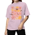 thumbnail image 2 of Retro Floral Art Print Women's T-shirt, 2 of 3