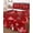 Red Pink, variant on Quilt King Size Bedding Set, Valentine's Cardinal Reversible Summer Quilt 3 Pieces, Red Love Heart Birds Branch Lightweight Bedspreads Coverlets with 2 Pillow Shams for All Seasons